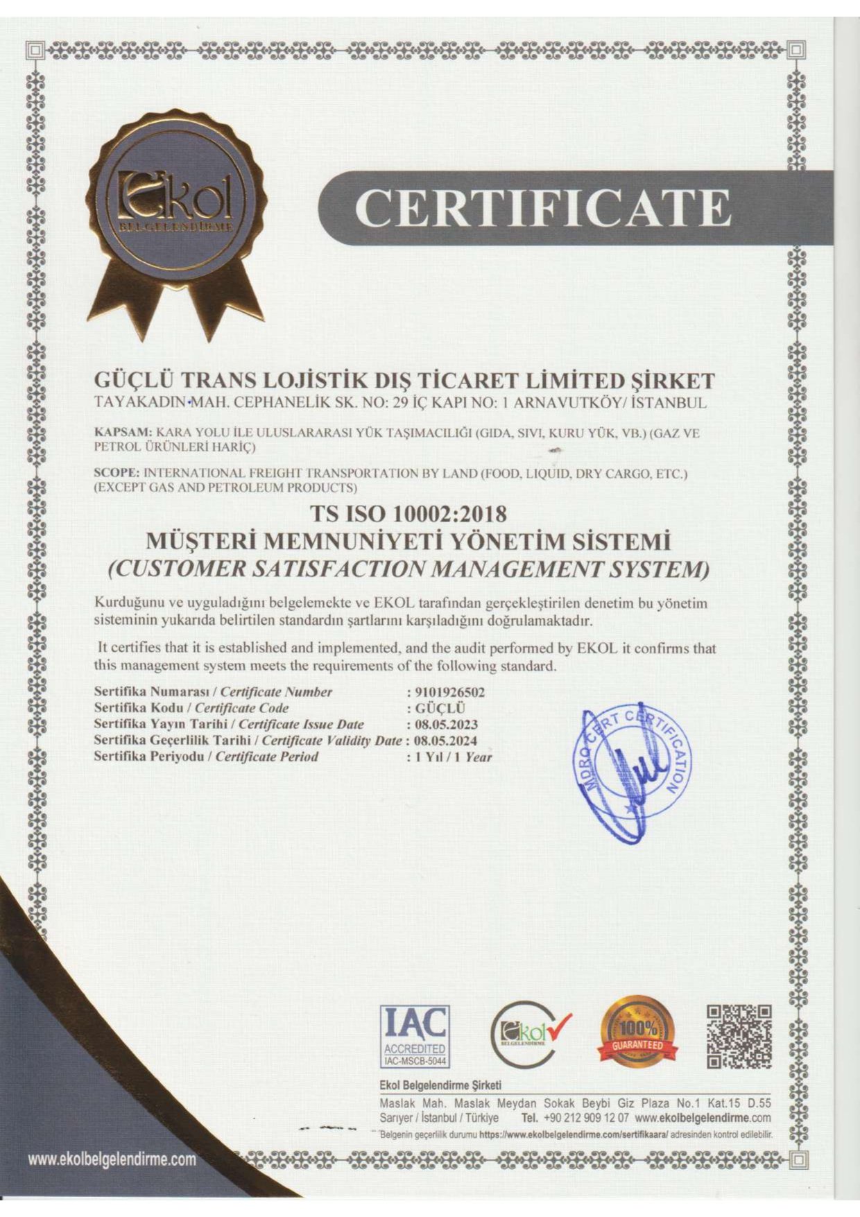 TS ISO 1002:2018